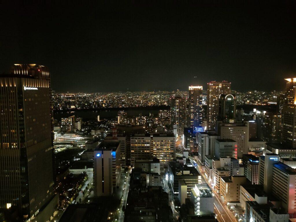 ホテル阪急レスパイア大阪 宿泊レビュー 景色 眺め 眺望 風景 夜景