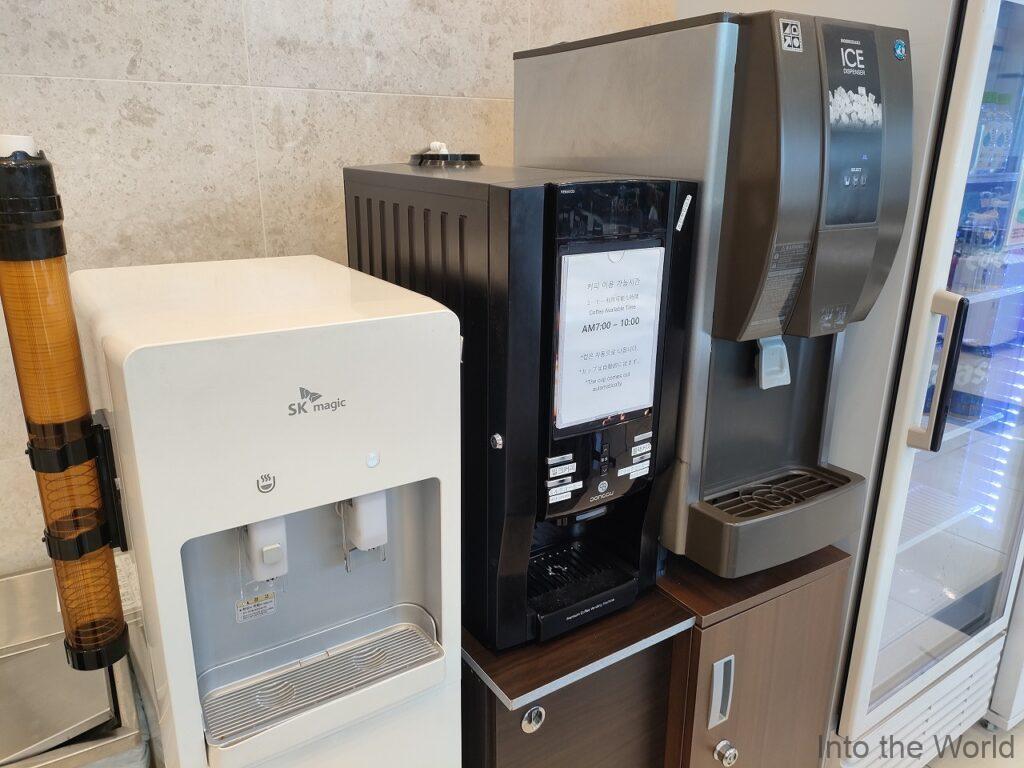 東横インソウル東大門2 宿泊レビュー ウォーターサーバー 製氷機 コーヒーマシン