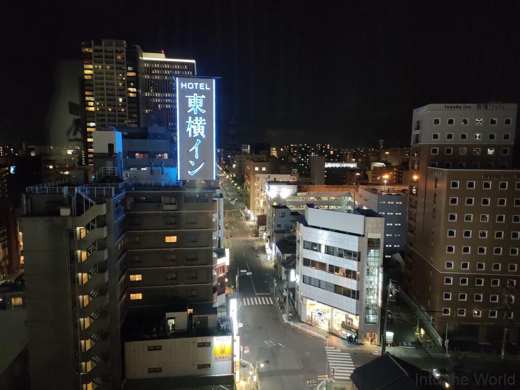 ホテルユニゾ名古屋駅前 宿泊レビュー 景色 夜景
