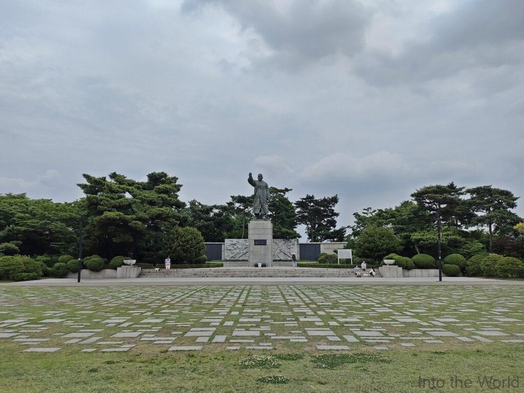 金九 銅像 見どころ 感想 基本情報 韓国 白凡広場