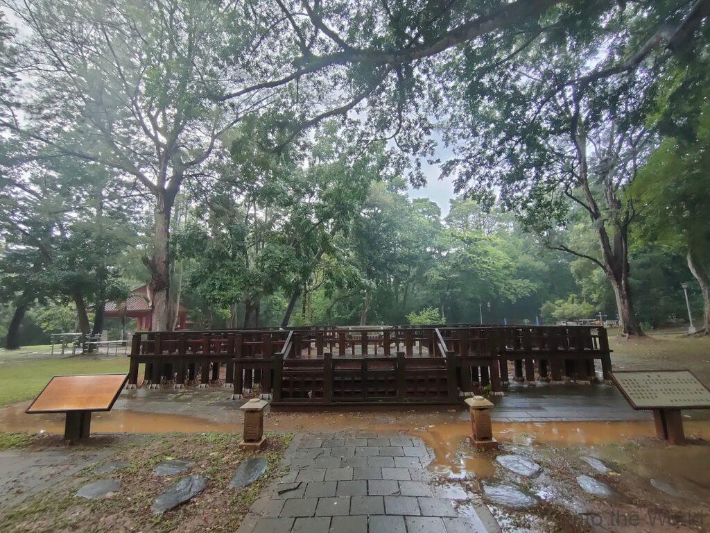 嘉義公園 旧嘉義神社 日本統治時代 初代社殿跡