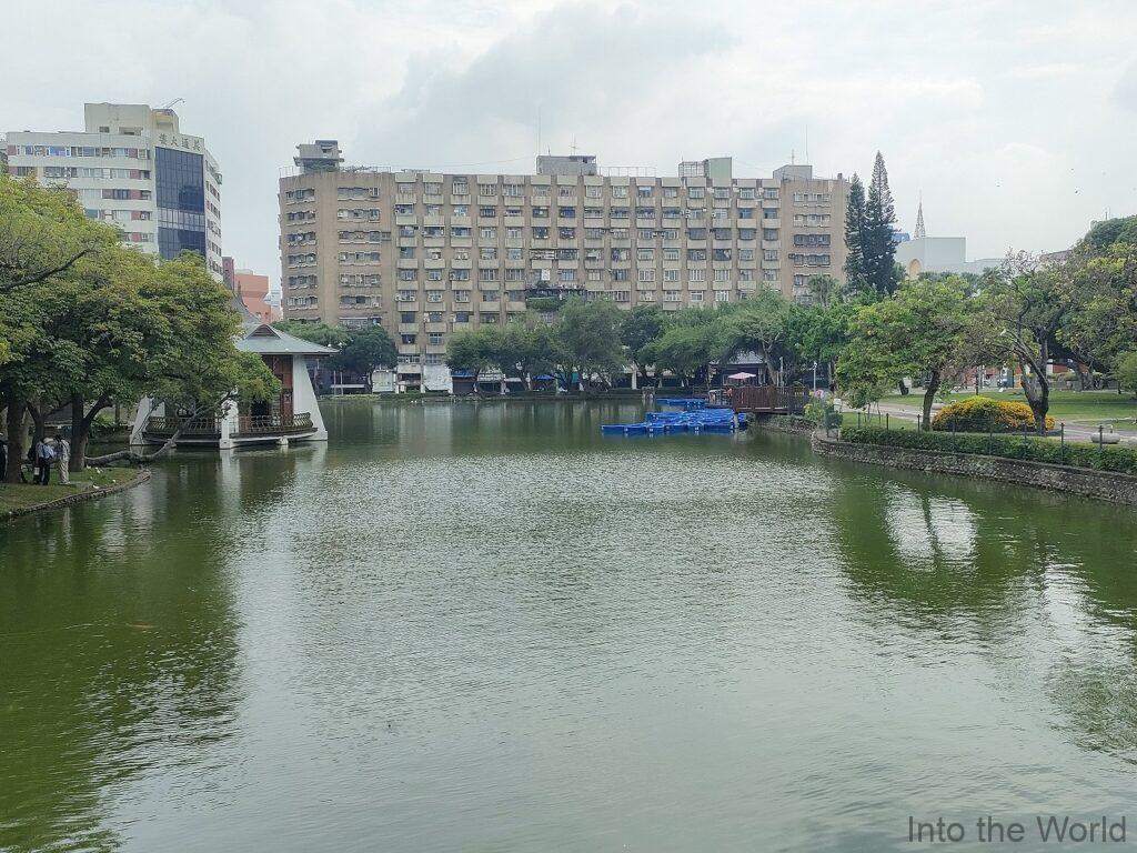 台中公園 旧台中神社 湖心亭 池 ボート