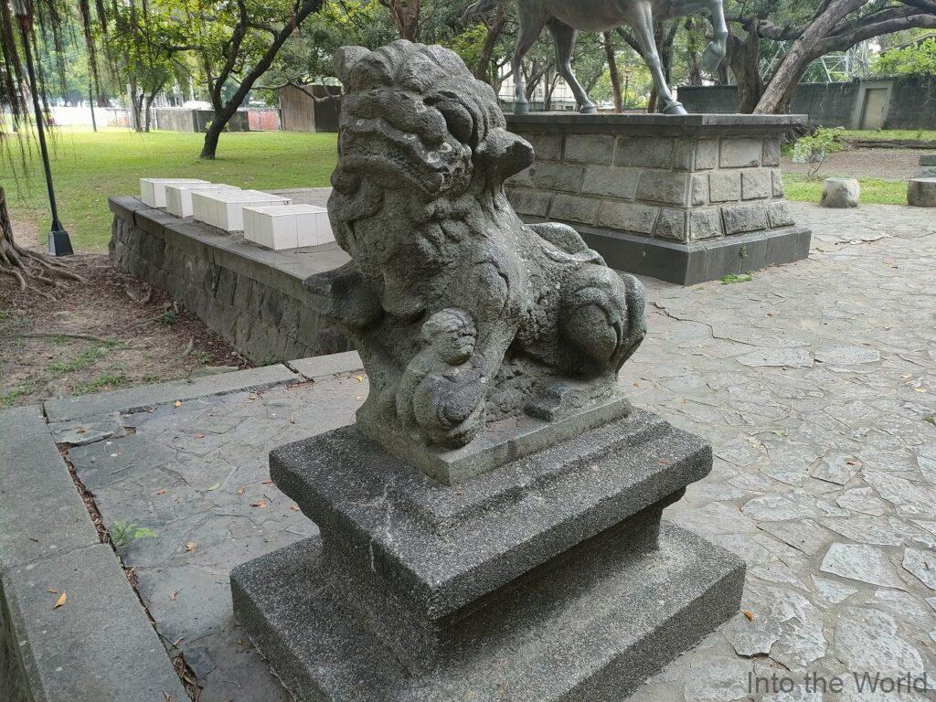 台中公園 旧台中神社 狛犬