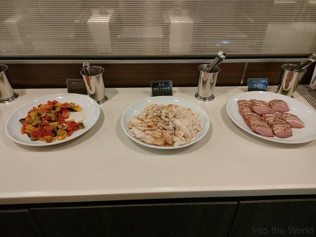 中部国際空港 セントレアグローバルラウンジ プライオリティパス 食事