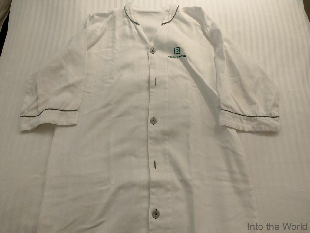 プリンススマートイン京都四条大宮 宿泊レビュー パジャマ 部屋着