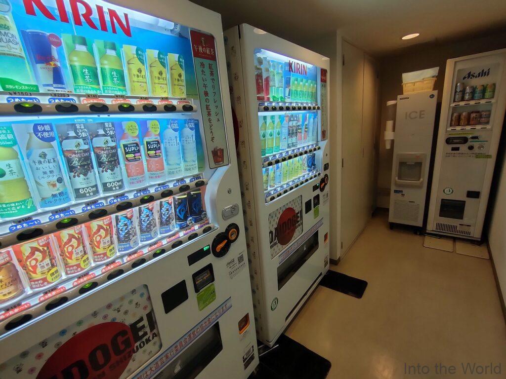 静岡タウンホテル 宿泊レビュー 自動販売機