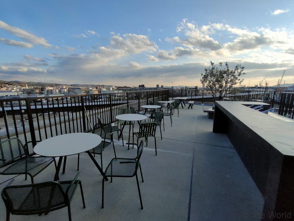 THE REIGN HOTEL KYOTO 宿泊レビュー 屋上 ルーフトップ