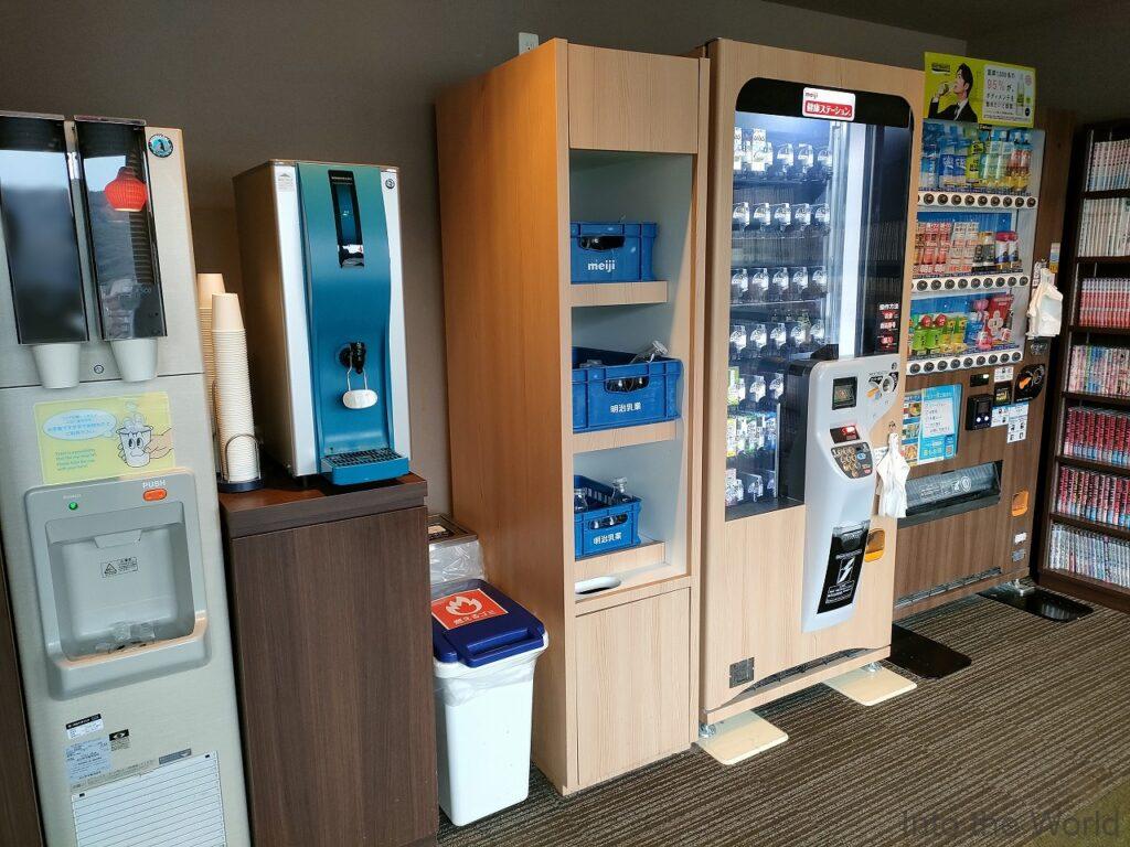 ドーミーイン神戸元町 宿泊レビュー 湯上がり処 自動販売機 製氷機