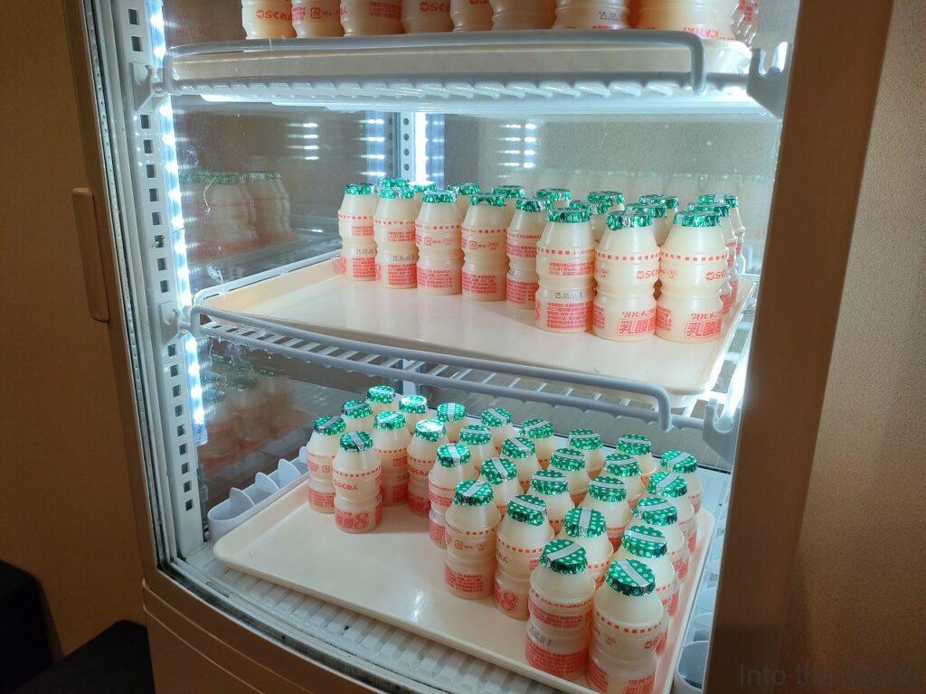 ドーミーイン津 宿泊レビュー 湯あがり処 乳酸菌飲料