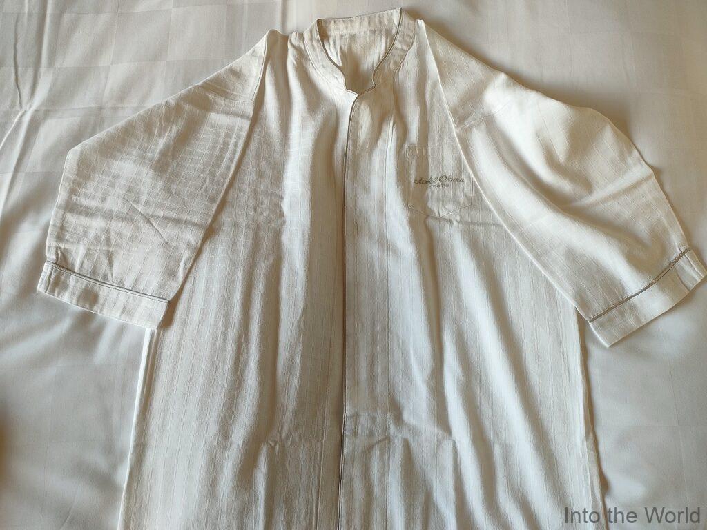 ホテルオークラ京都 宿泊レビュー パジャマ 部屋着