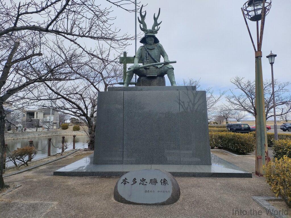 桑名城跡 九華公園 本多忠勝像