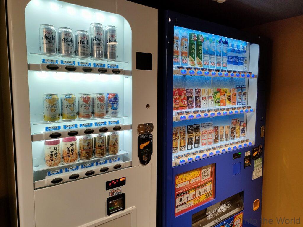 大阪エクセルホテル東急 宿泊レビュー 自動販売機