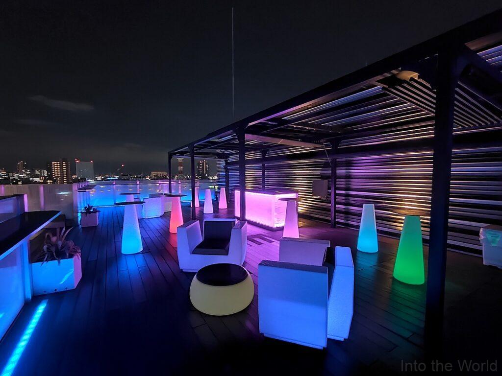 the b なんば黒門 宿泊レビュー 展望デッキ