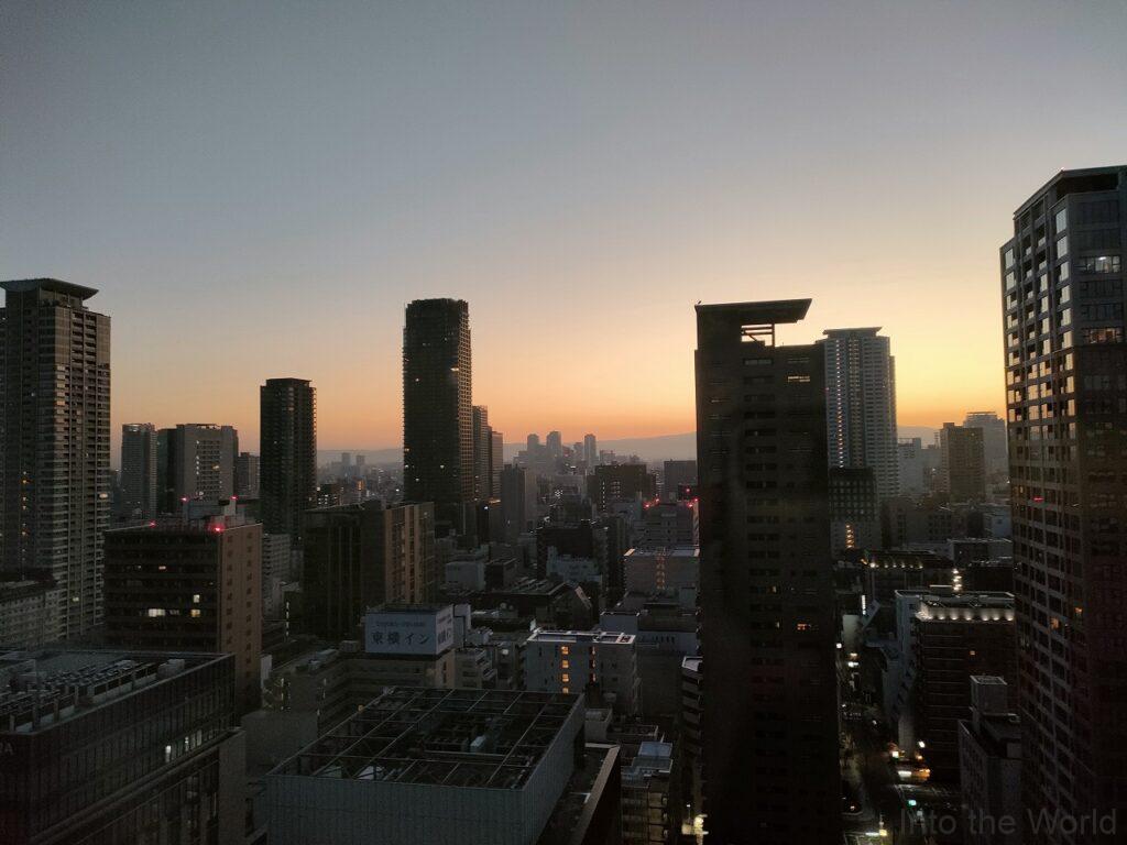 ザロイヤルパークホテルアイコニック大阪御堂筋 宿泊レビュー 眺望 景色