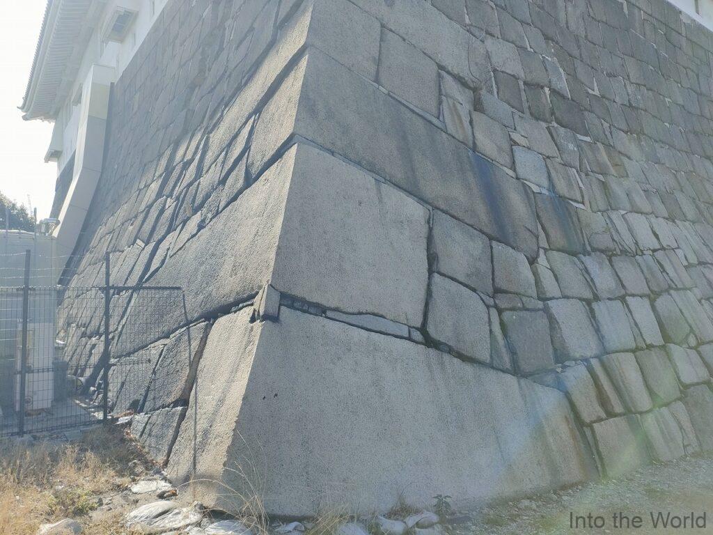 大阪城天守台石垣の爆撃被害跡 見どころ 感想 基本情報