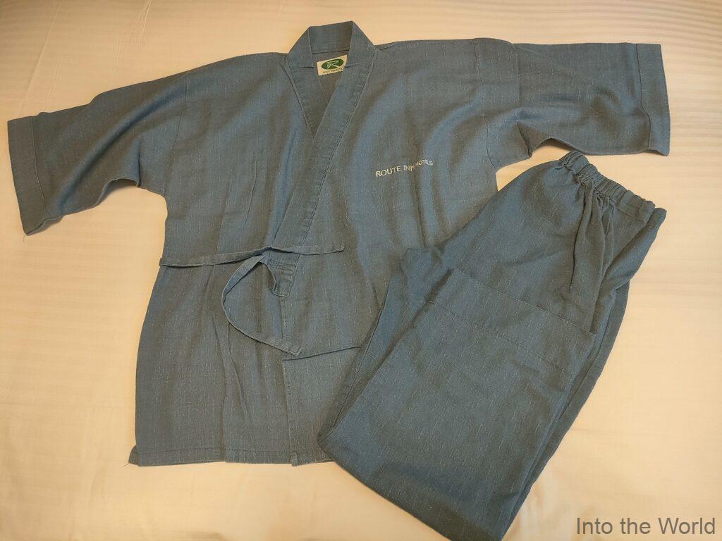 ルートイン名古屋栄 宿泊レビュー パジャマ 部屋着