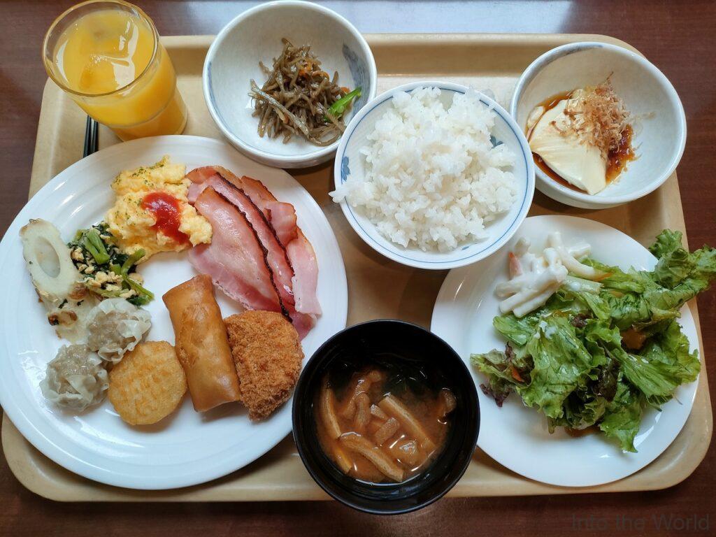 ルートイン名古屋栄 宿泊レビュー 朝食