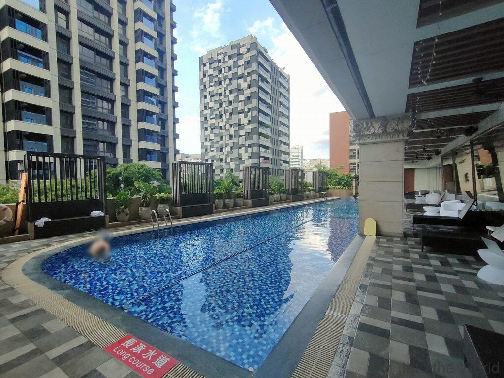 ミラマーガーデン台北 宿泊レビュー プール