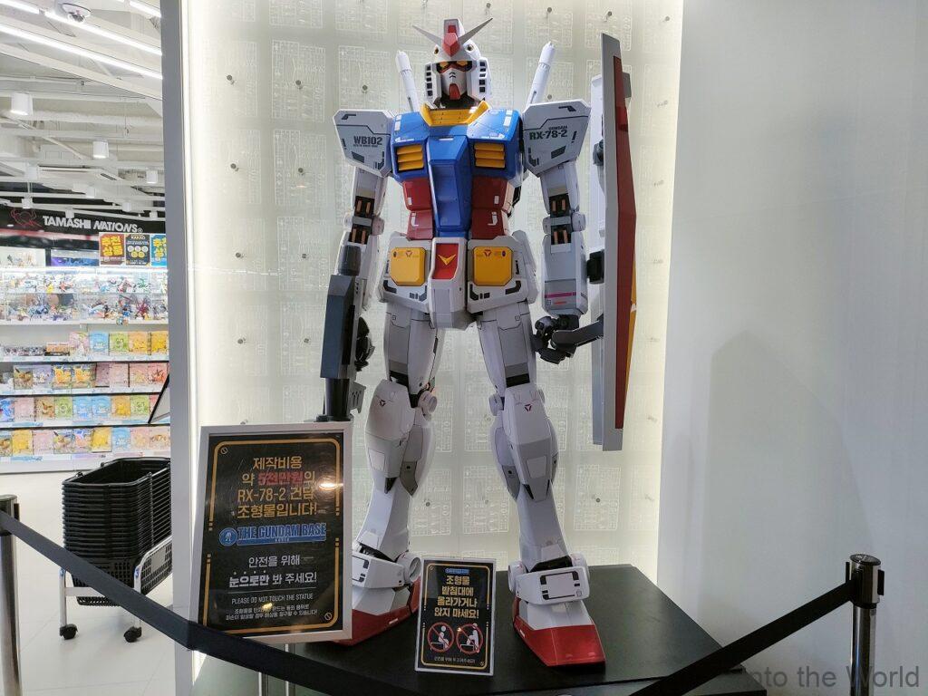 ガンダムベース釜山西面店 見どころ 感想 基本情報 ガンプラ
