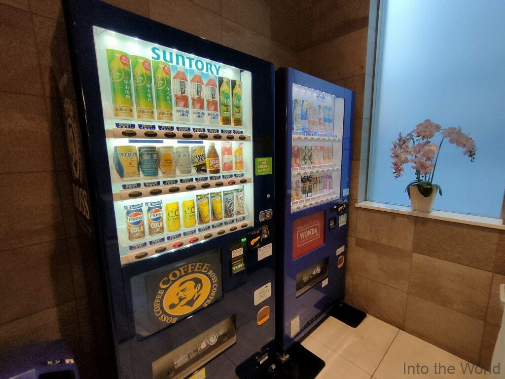 ジャストインプレミアム名古屋駅 宿泊レビュー 自動販売機