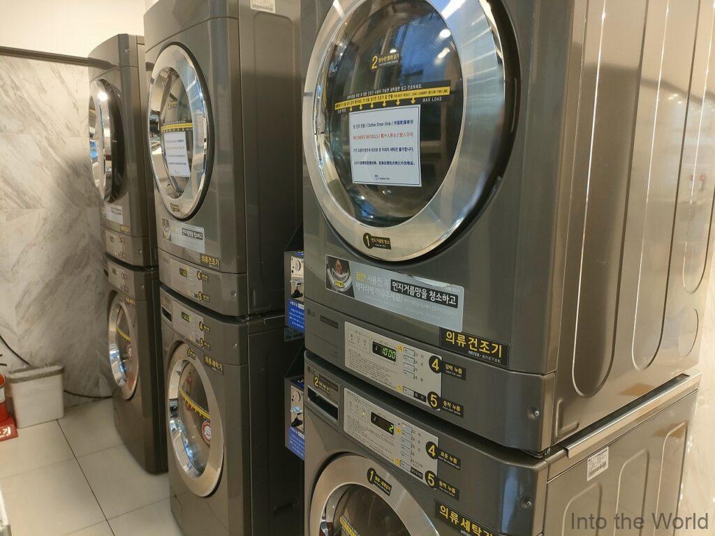 東横イン釜山西面（ソミョン） 宿泊レビュー コインランドリー 洗濯機 乾燥機