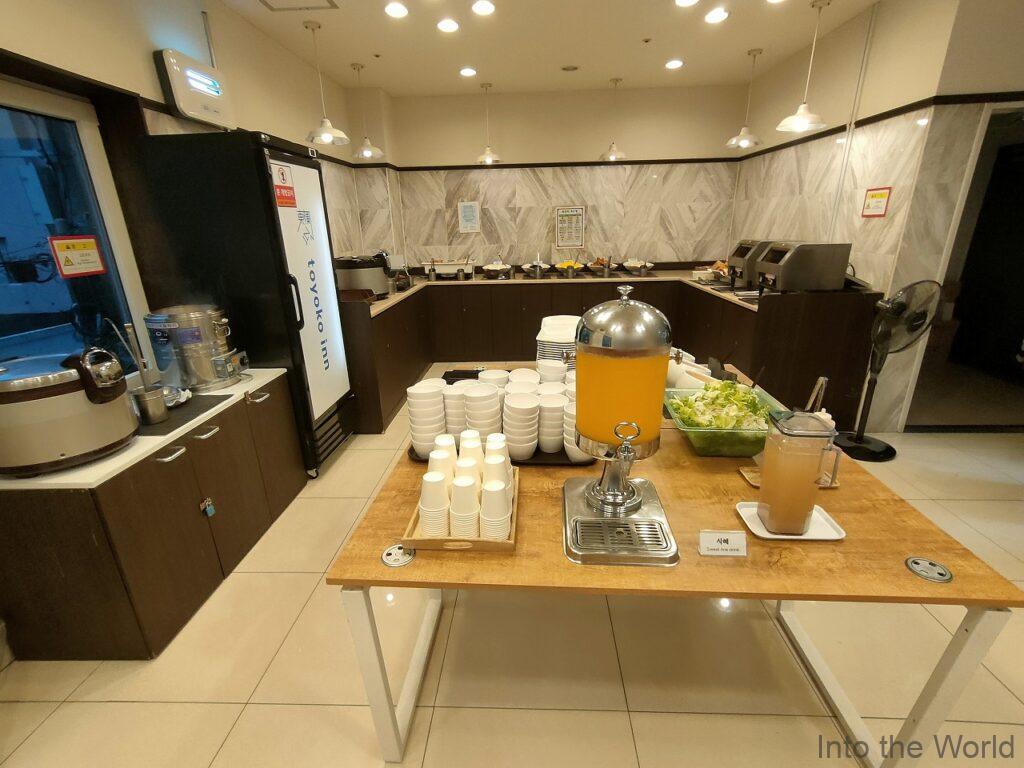 東横イン釜山西面（ソミョン） 宿泊レビュー 朝食