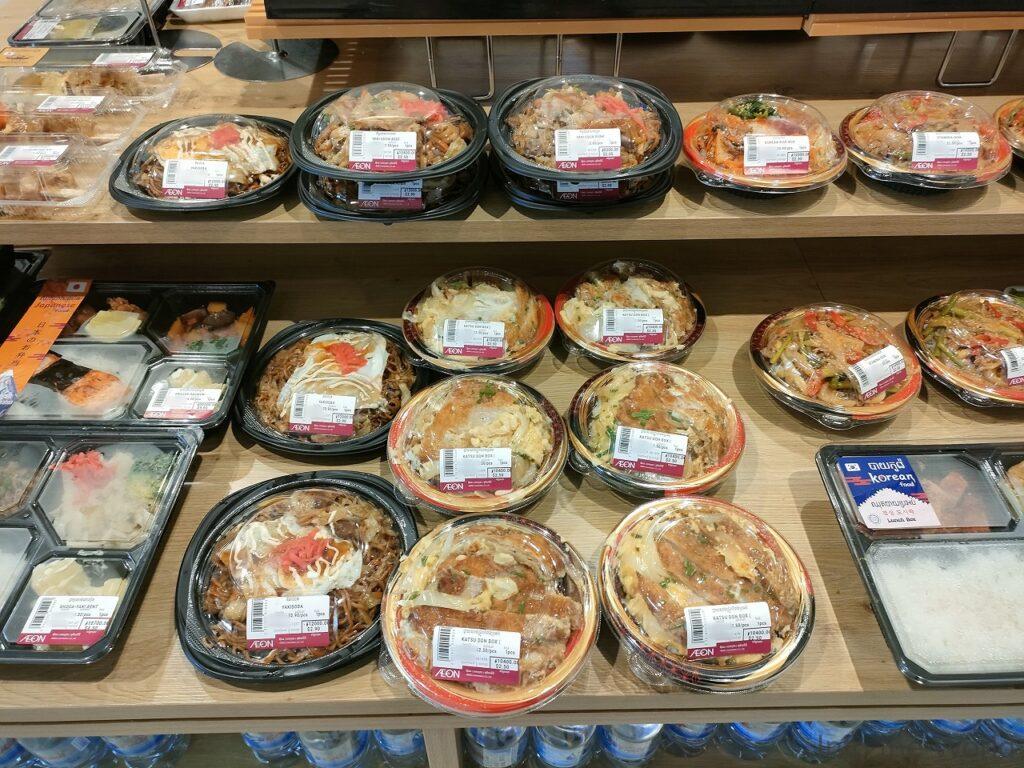 イオンモールミエンチェイ プノンペン カンボジア 弁当 惣菜