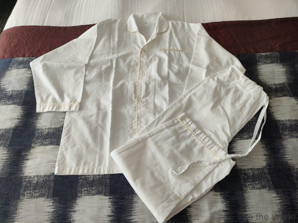 ホテルニューオータニ 宿泊レビュー パジャマ