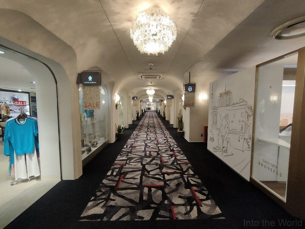 ホテルニューオータニ 宿泊レビュー ショッピングアーケード