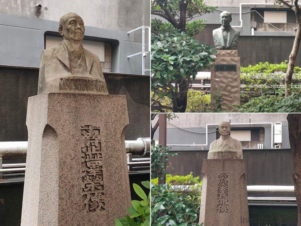 帝国ホテル 銅像 渋沢栄一像 大倉喜八郎像 犬丸徹三像 見どころ 感想 基本情報