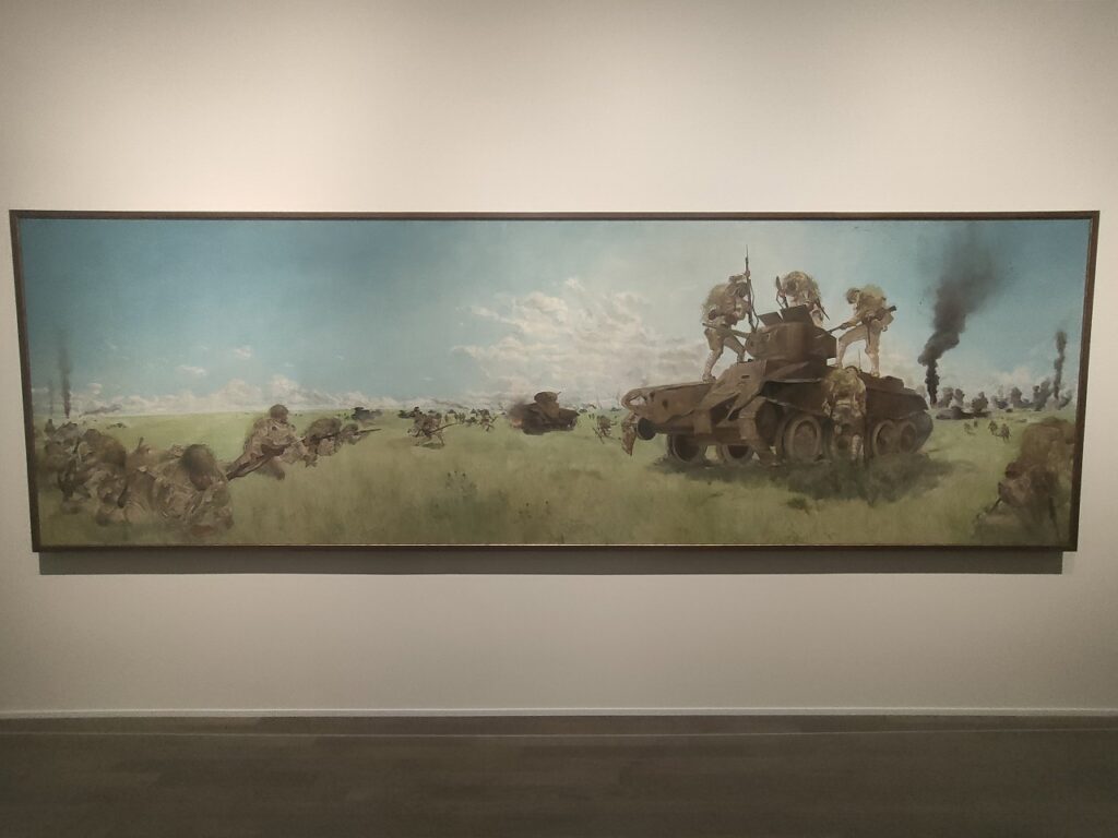 東京国立近代美術館 記録をひらく 記憶をつむぐ 藤田嗣治『哈爾哈河畔之戦闘』（1941年）
