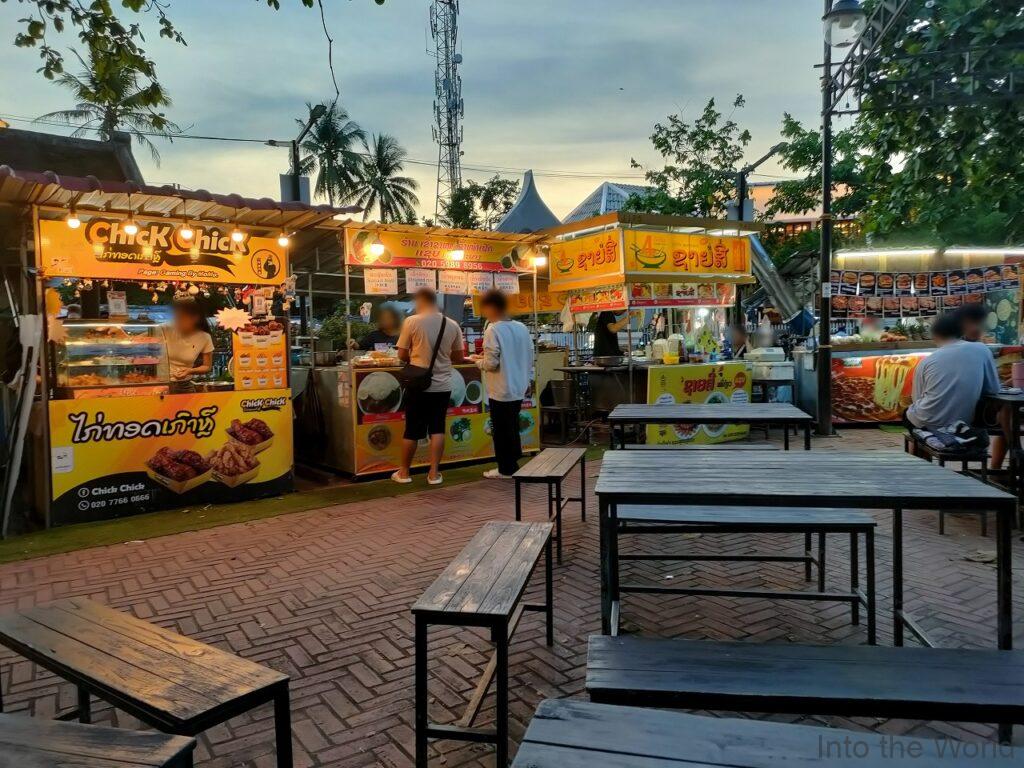 ザ・シークレット・ルアンパバーン 宿泊レビュー 立地 ナイトマーケット