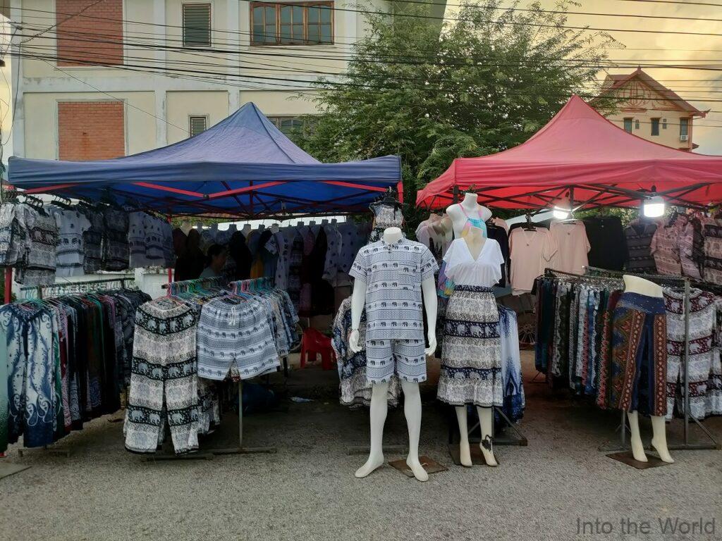 ウォーキングストリートナイトマーケット バンビエン お土産 見どころ 感想 基本情報