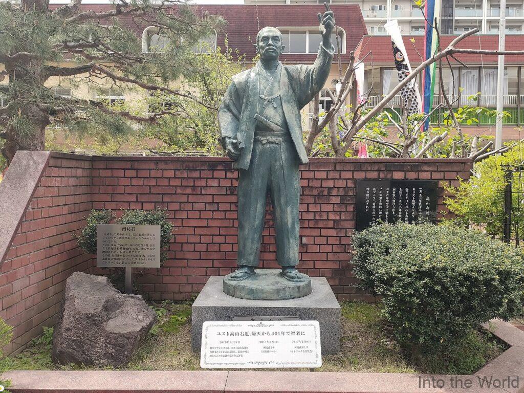 カトリック金沢教会 高山右近像