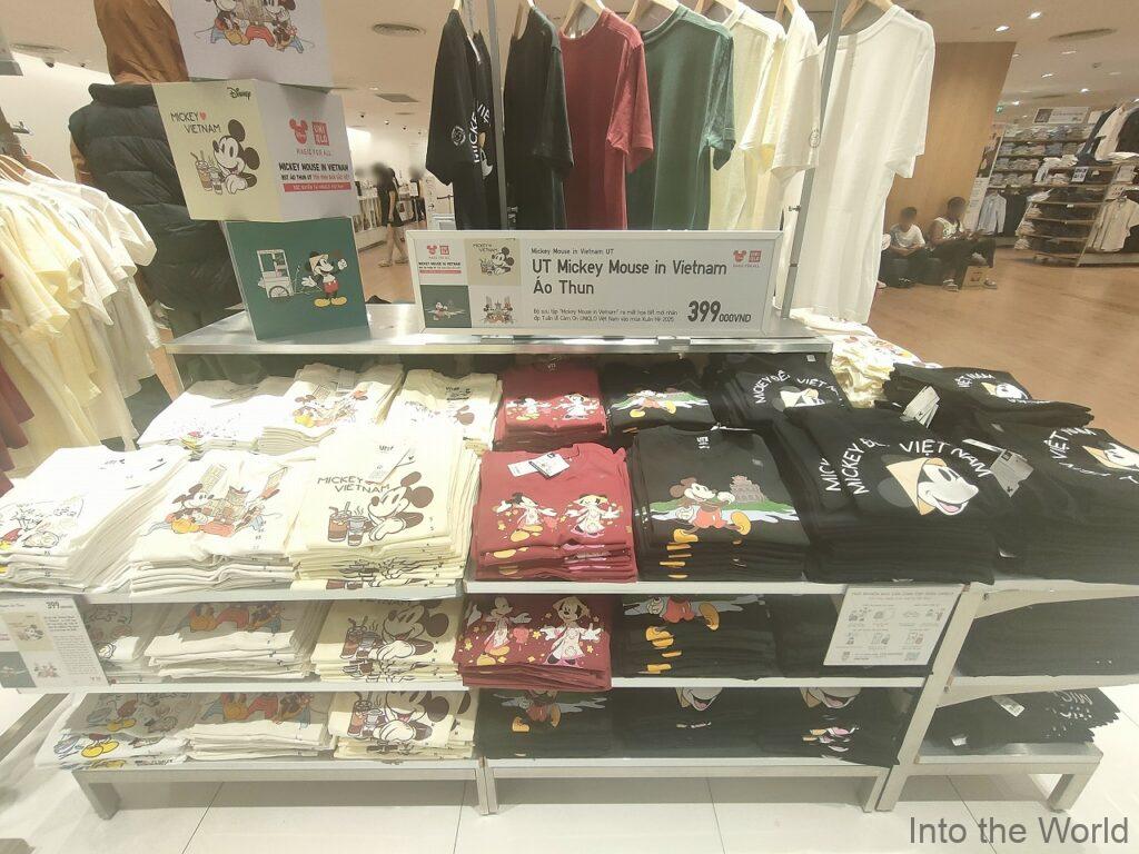 ユニクロ ベトナム ミッキー Tシャツ 2025