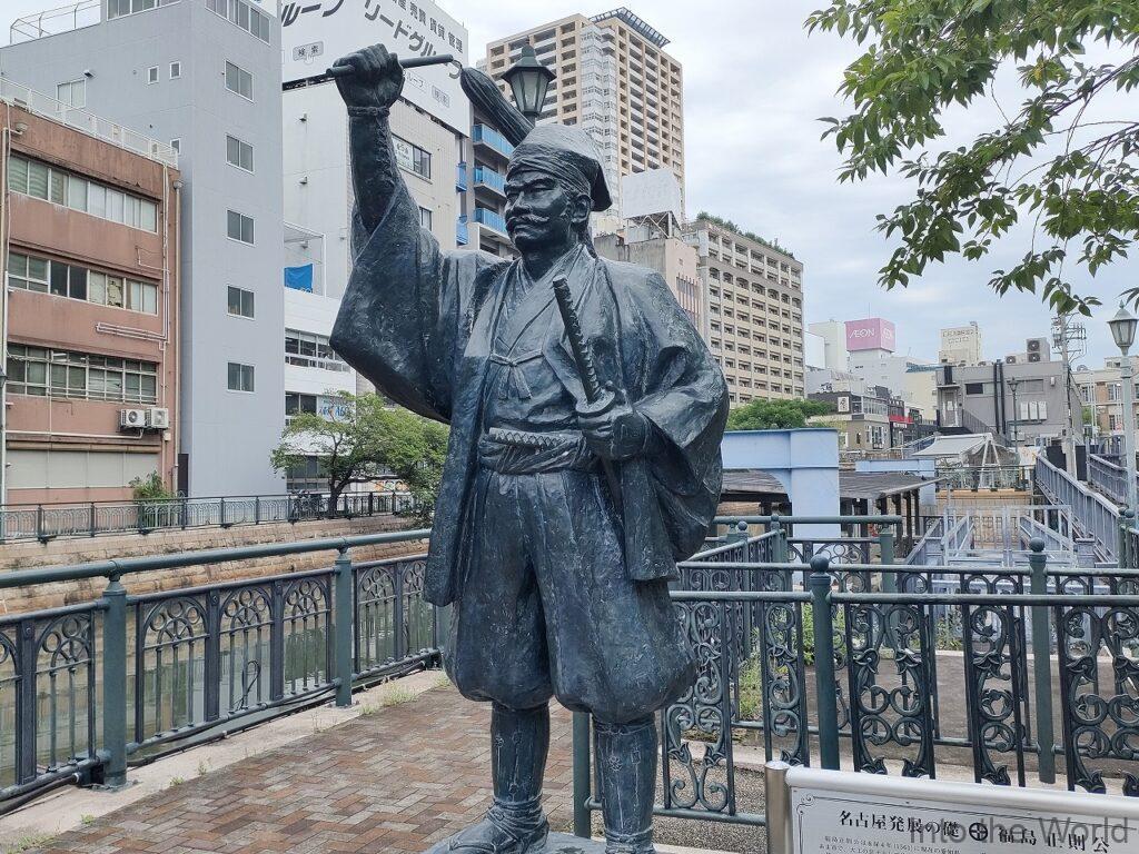 福島正則像 納屋橋 見どころ 感想 基本情報 なぜ