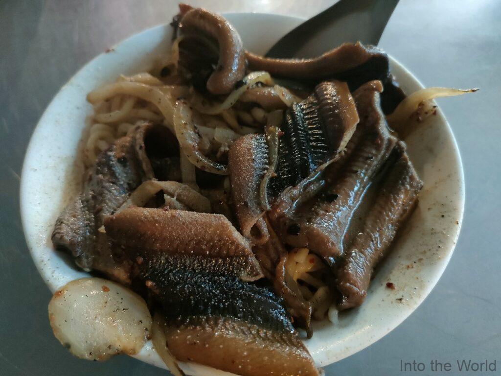阿江炒鱔魚 台南名物 タウナギ 料理