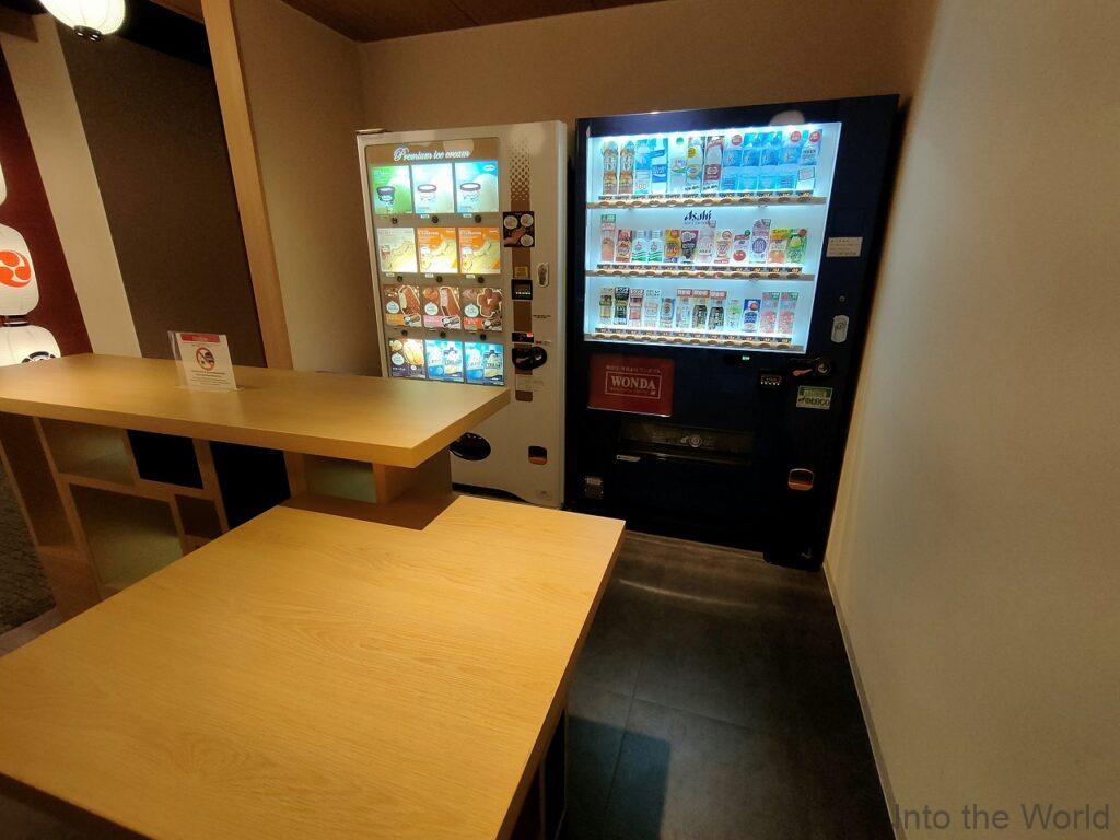 三井ガーデンホテル京都四条 宿泊レビュー 自動販売機