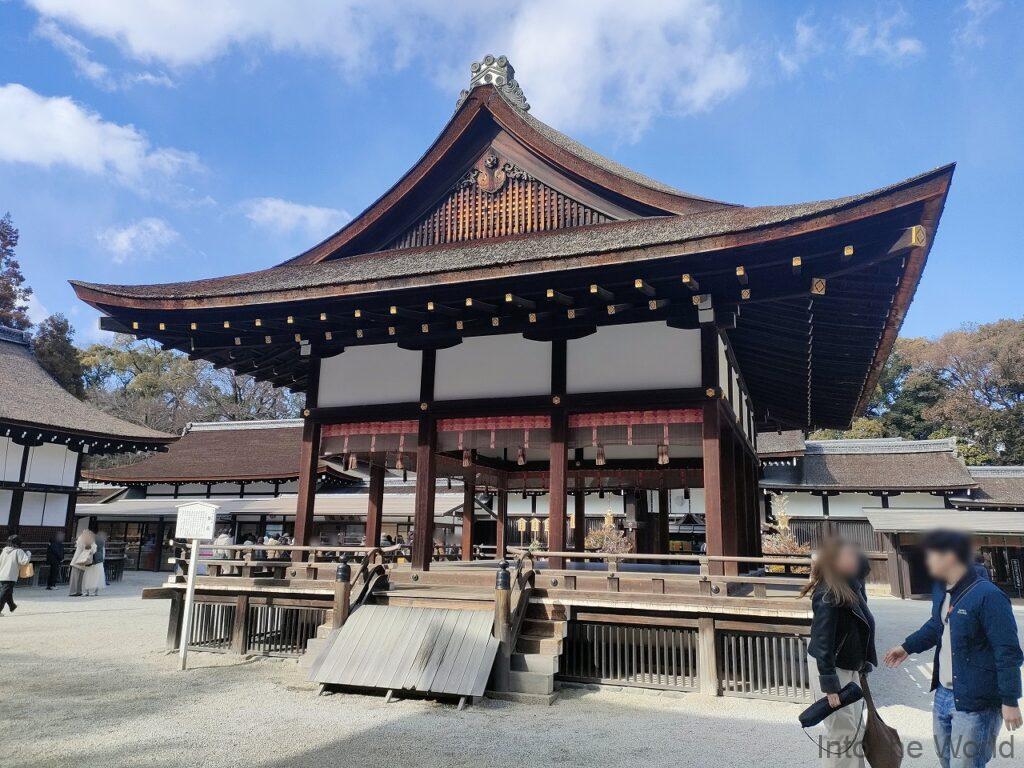 下鴨神社 賀茂御祖神社 舞殿