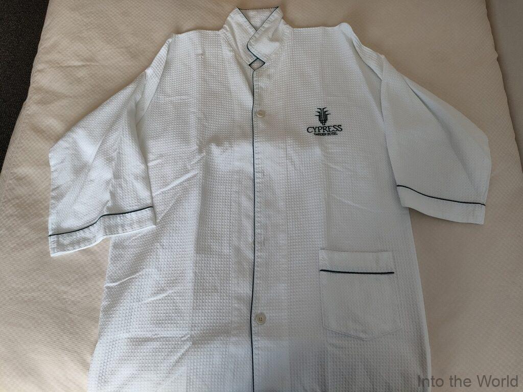 サイプレスガーデンホテル 宿泊レビュー パジャマ 部屋着