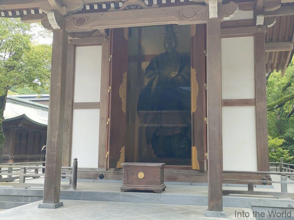 亀山上皇銅像 福岡 見どころ 感想