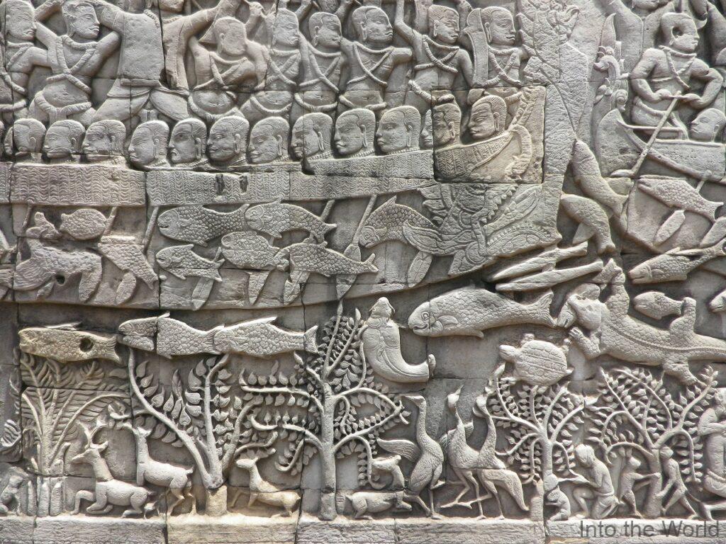 バイヨン寺院 アンコールトム 見どころ 感想